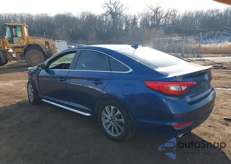 2016 Hyundai Sonata Sport из США, поврежденный, VIN 5NPE34AF7GH307749